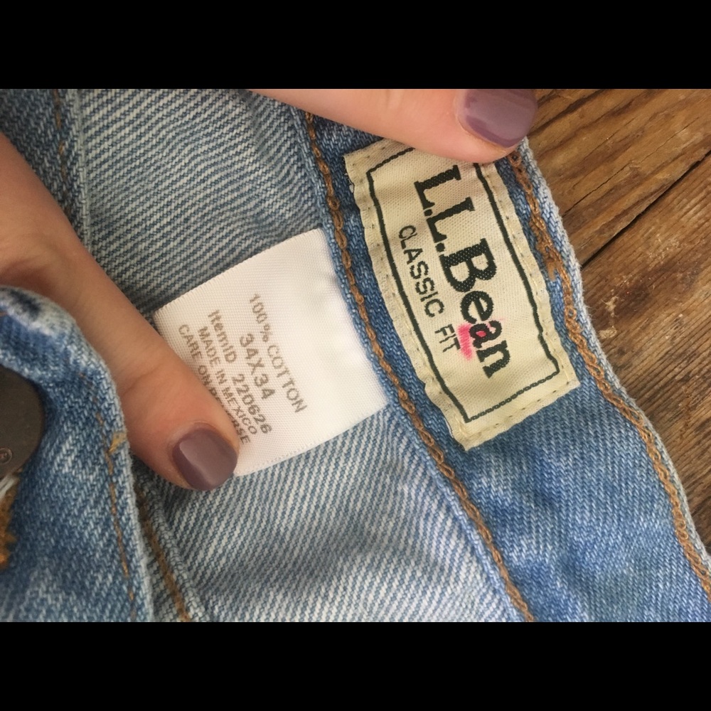 Men’s LL bean jeans